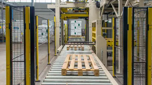 Leistung Palettenfördertechnik